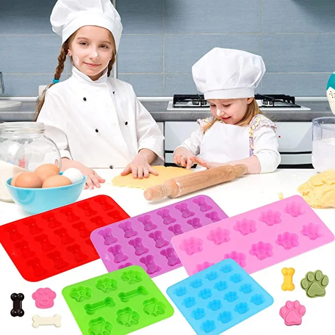 Chocolate Molds rubber  silicone-candy Molds Customized silicone ice mold trays are non-stick, including hearts stars
