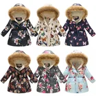 Girls Children Winter Boys Baby Girls Cute Hooded Kids Winter Coat With Fur Hood Puffer Jacket
