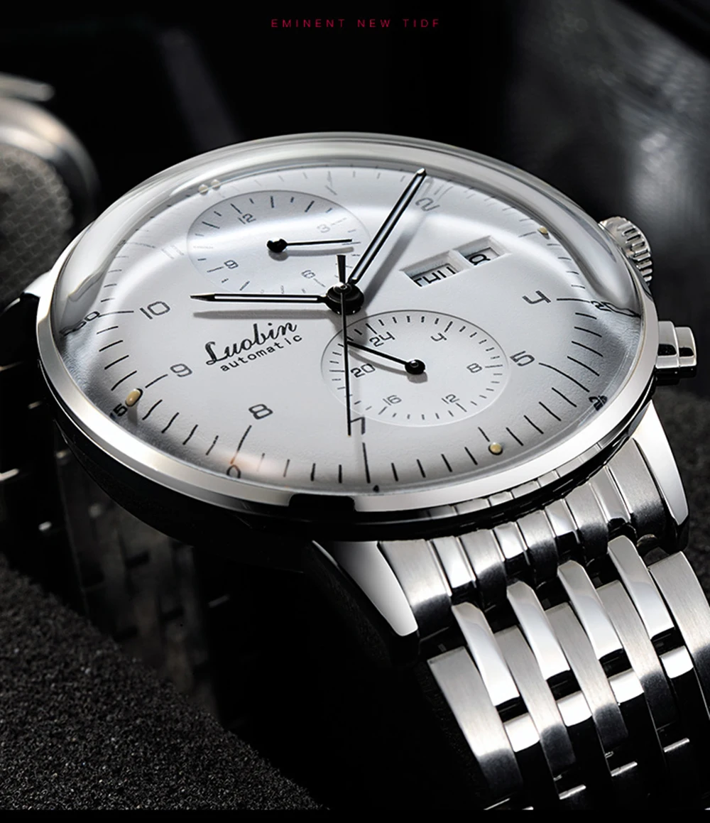 Mens Automatic Stainless Steel Fashion Watch - Luminous Luxury ...