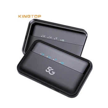 KINGTOP Wifi6 5g Mifis NR Portable Mifis Mobile Hotspot Supported 5g Lte Wireless Router Mobile Pocket WIFI