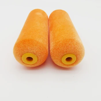 Master D24010 100mm 4'' orange color flock mini paint roller , texture roller