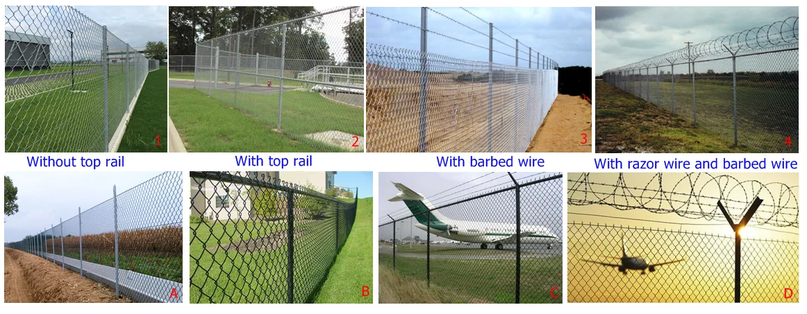 8 chain link fence