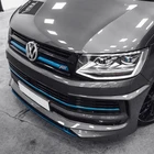 Kit Made In China 2016-2019 Abt Body Grey Primer Kit Front Spoiler Rear Diffuser For VW T6 Rear Spoiler