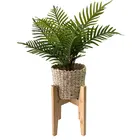 Vitalucks New Style Modern Banboo Indoor Upgraded Stable Pot Stand For Plants