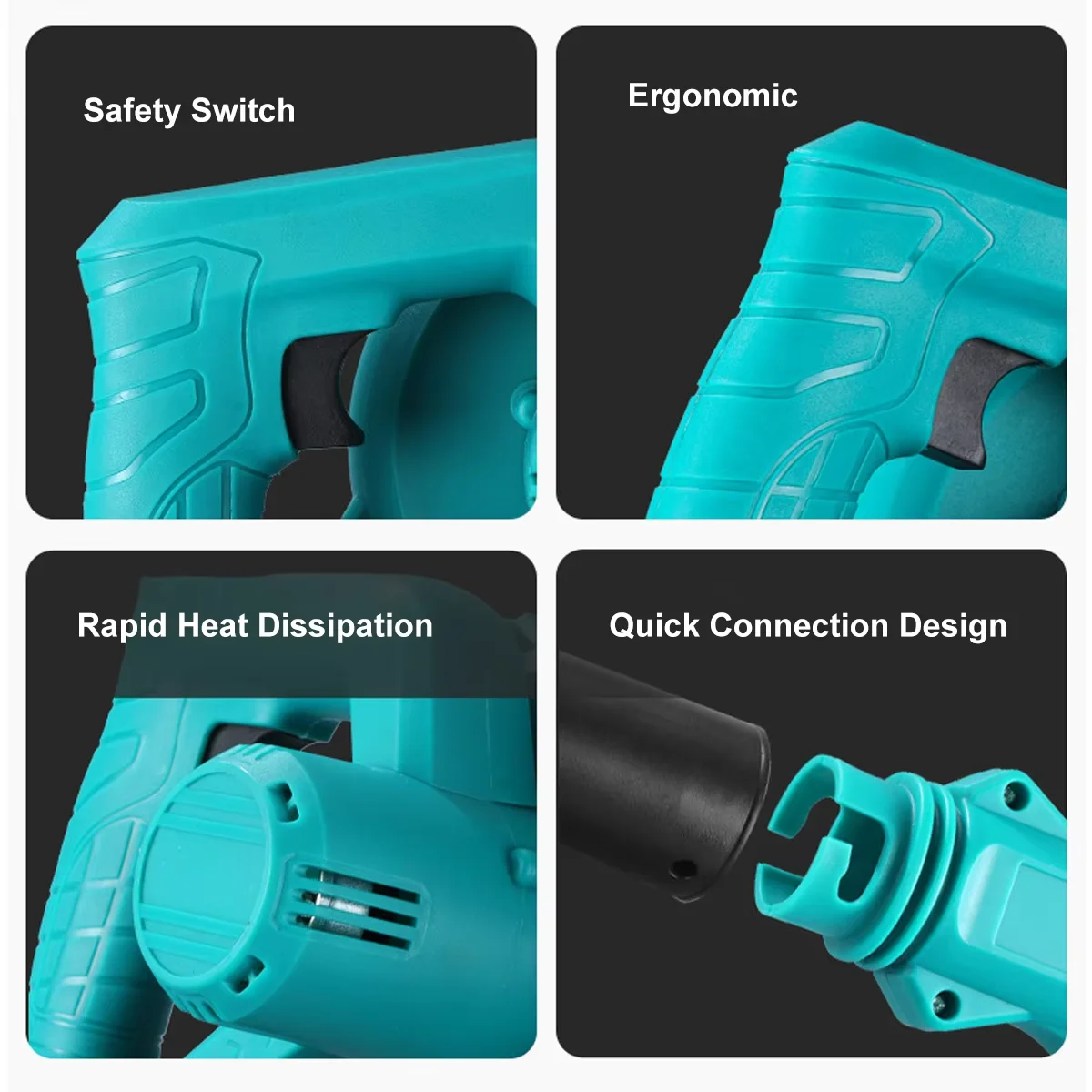 Leaf Blower, Cordless, Plastic, 21V - detail 6