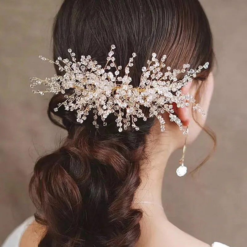Wholesale Fashion Flower Wedding Hair Comb Elegant Crystal Bridal Hair  Accessories - Buy Bridal Hair Accessories,Wedding Hair Comb,Wedding Hair  Accessories Product on 