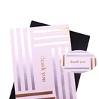 Card Thanks Card Luxury Design Gold Foil Small Business Blank Thank You Note Card Custom With Logo