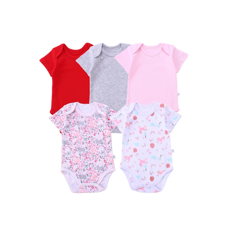 manufacturer Newborn 100% cotton in-stock baby bodysuit