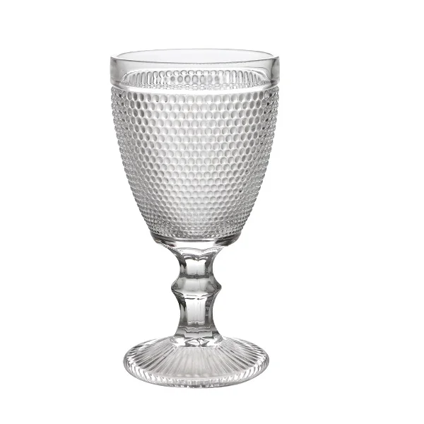 Vintage wine glass Engraved Handmade Drinkware Type And Wine Glass Different Embossed Pattern Glass Goblet