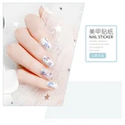 Sticker Stickers Nail Yiwu QiJia INSNail DIY Art Sticker 2021 Flower Stickers With Nail Letters