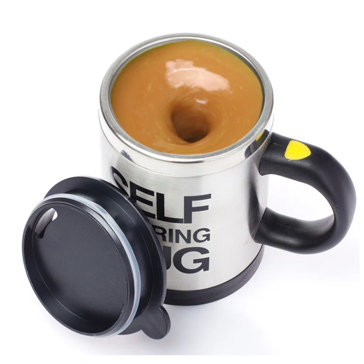 Online Hot Sale Coffee Auto Electric Mug, Mug And Mixer, Self Stirring Electric Stainless Steel Coffee Mug