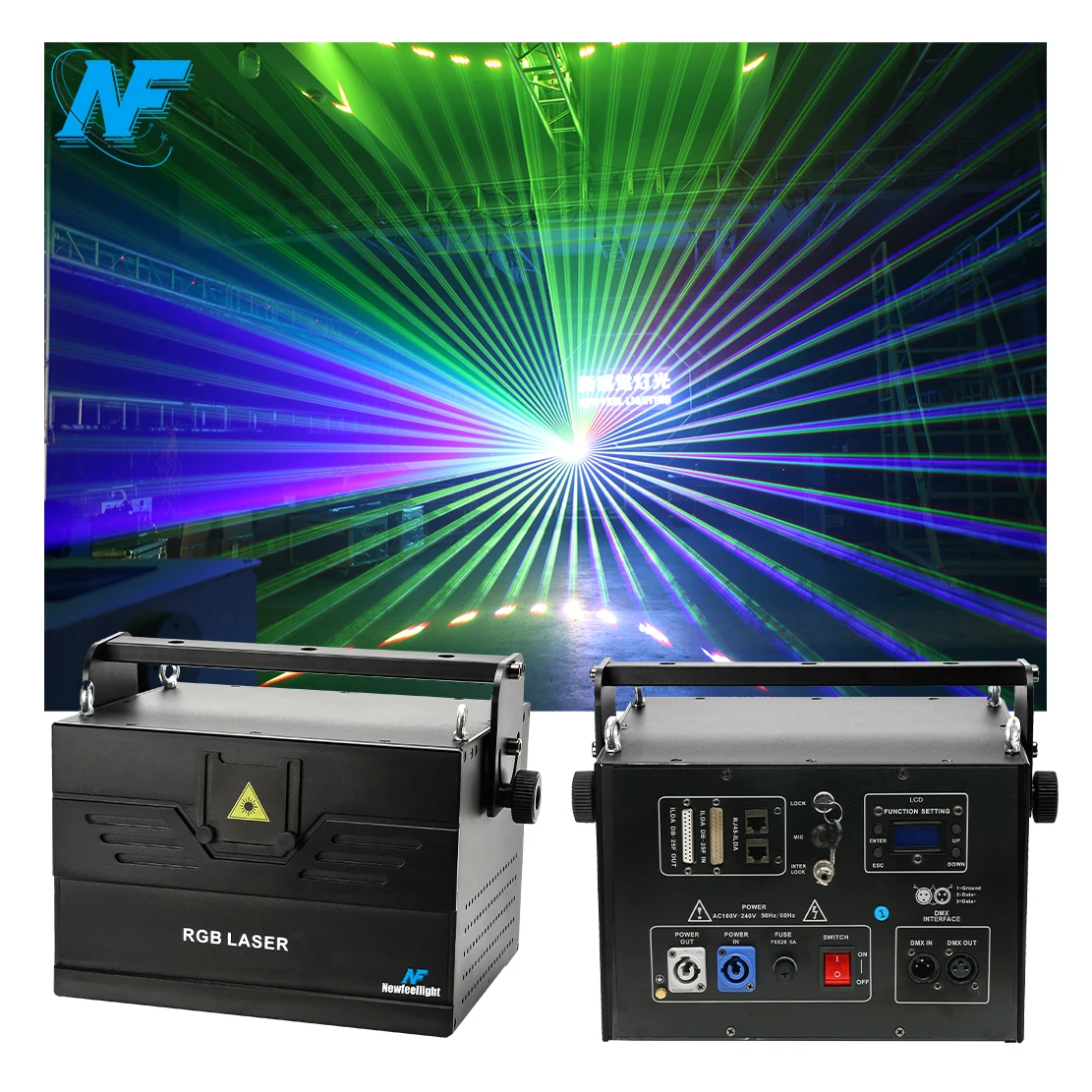 1-10w 3d Programmable Dmx Animation Laser Projector Pro 30kpps Laser Light  For Night Club - Buy Laser Light Show,Programmable Laser Light Show,Laser  Light Projector Product on 