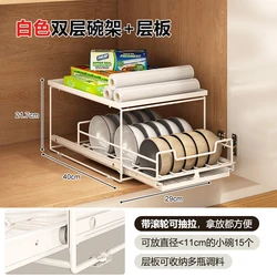 kitchen  iron of dish rack  over sink  with tray