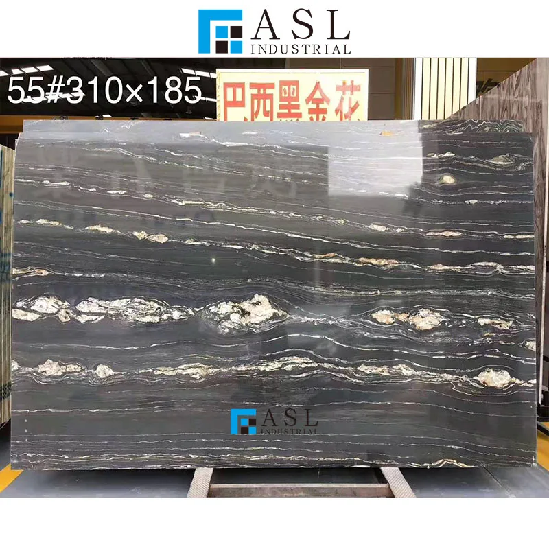 Nero Portoro ceanic golden types of marbles slabs black and gold wall panel background marmol con dorado marble slab