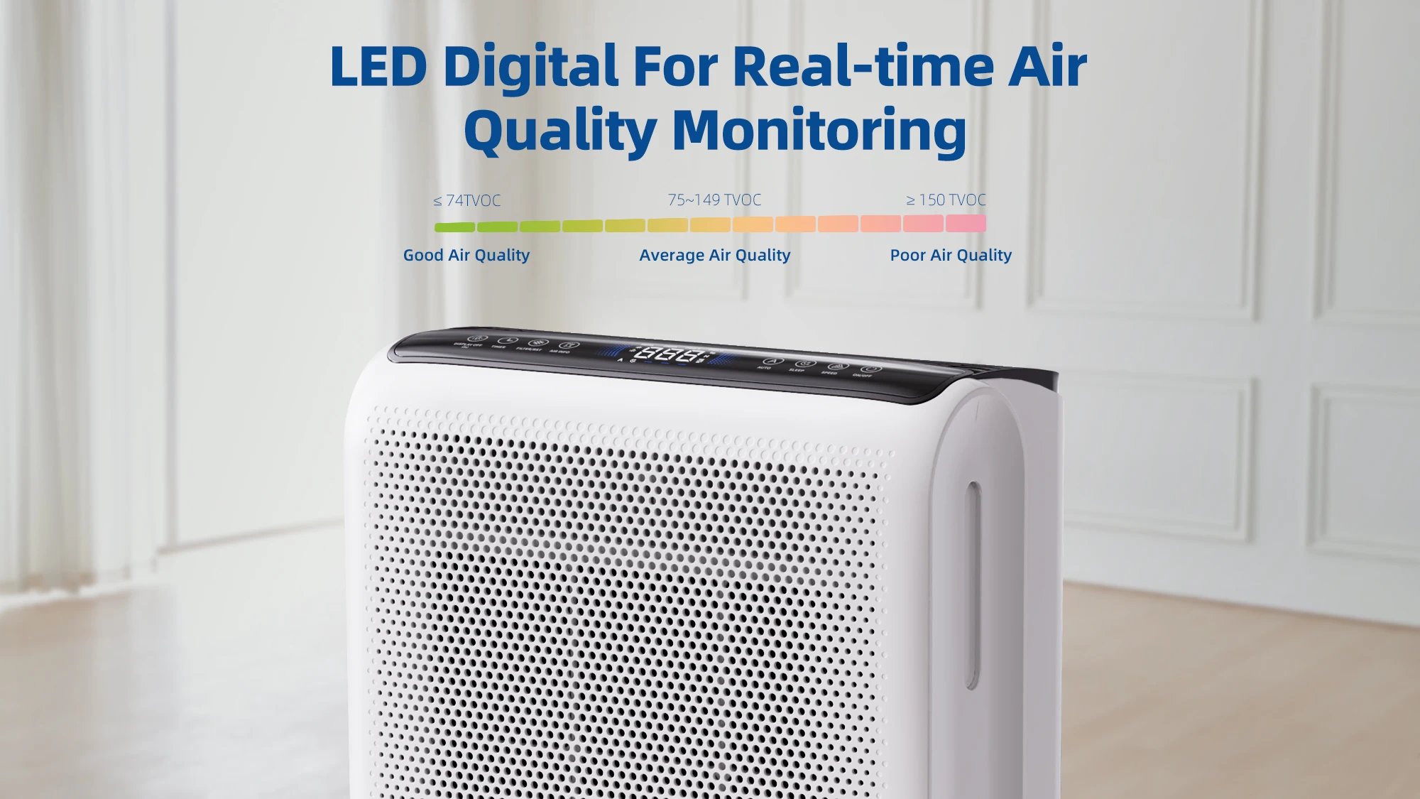 Pm10 Electrostatic Hepa Filter, 300, CADR, PM1.0, PM2.5 - detail 12