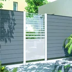 Post Aluminum Post Outdoor WPC Wood Plastic Composite Trellis Fence Panels