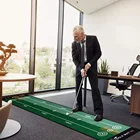 New Design HD Printing Custom Logo Golf Mat