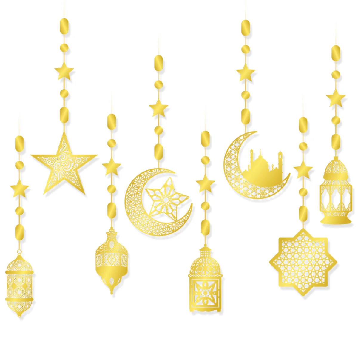 Eid Mubarak Ramadan Middle East Products Room Decor Star Moon Ornament