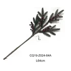 Red Home Decoration Christmas Tree Red Fruit Pine Branches Long Branches