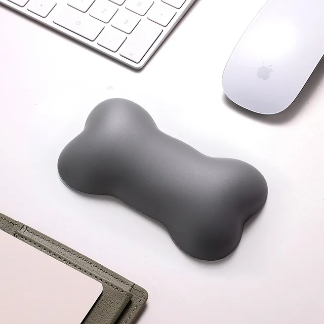 Creative silicone leather wrist guard, mouse pad, hand rest, silicone mouse pad, creative gift