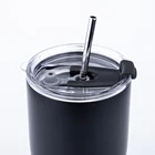 Cup Wholesale Custom Logo 20oz 30oz Printed Double Wall Stainless Steel Travel Tumbler Cup With Straw