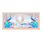 Peacock Paintings Animal Art 5d Color Cartoon Full Of Diamonds Peacock Diamond Paintings Hanging Murals