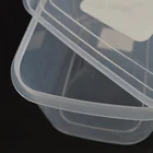 Food Food Grade PP Plastic Fresh-keeping Refrigerator Freezer Box Rectangular Transparent Fruit Food Storage Box