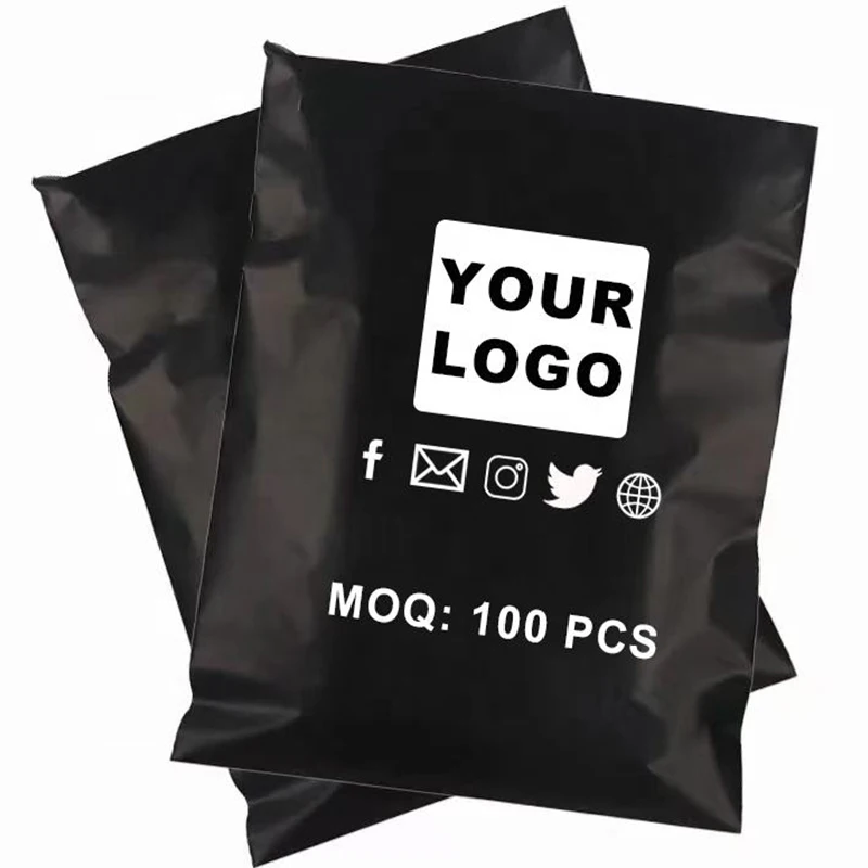 Custom Self Adhesive Temper Proof E Commerce Ldpe Poly Mail Mailer Mailing Shipping Pouch Hdpe Plastic Bags With Logos