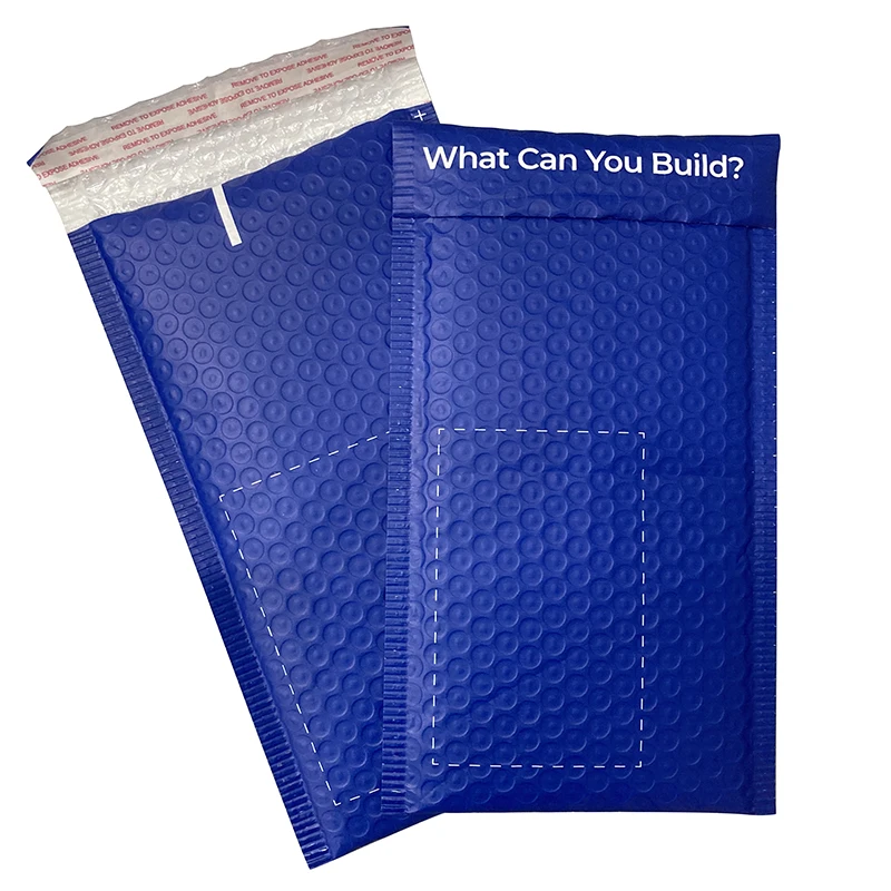 Navy Blue Poly Mailer Envelope Bubble Packaging for Secure Mail for Carriers Grocery Supermarket Promotions details