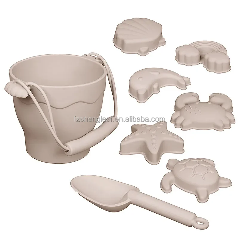 product wholesale unisex educational game bath toys set for newborn toddler baby boys and girls silicone silicon beach sand play product-8