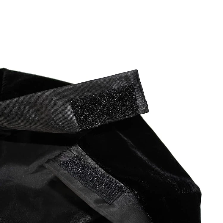 4/6/8 Sided Black Velvet Doctoral Tam Academic Cap With Golen Bullion Two Button Tassel manufacture