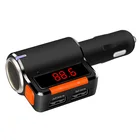 Charger Car Wireless MP3 Charger With Additional Cigratte Ligher With Dual USB Port For Car