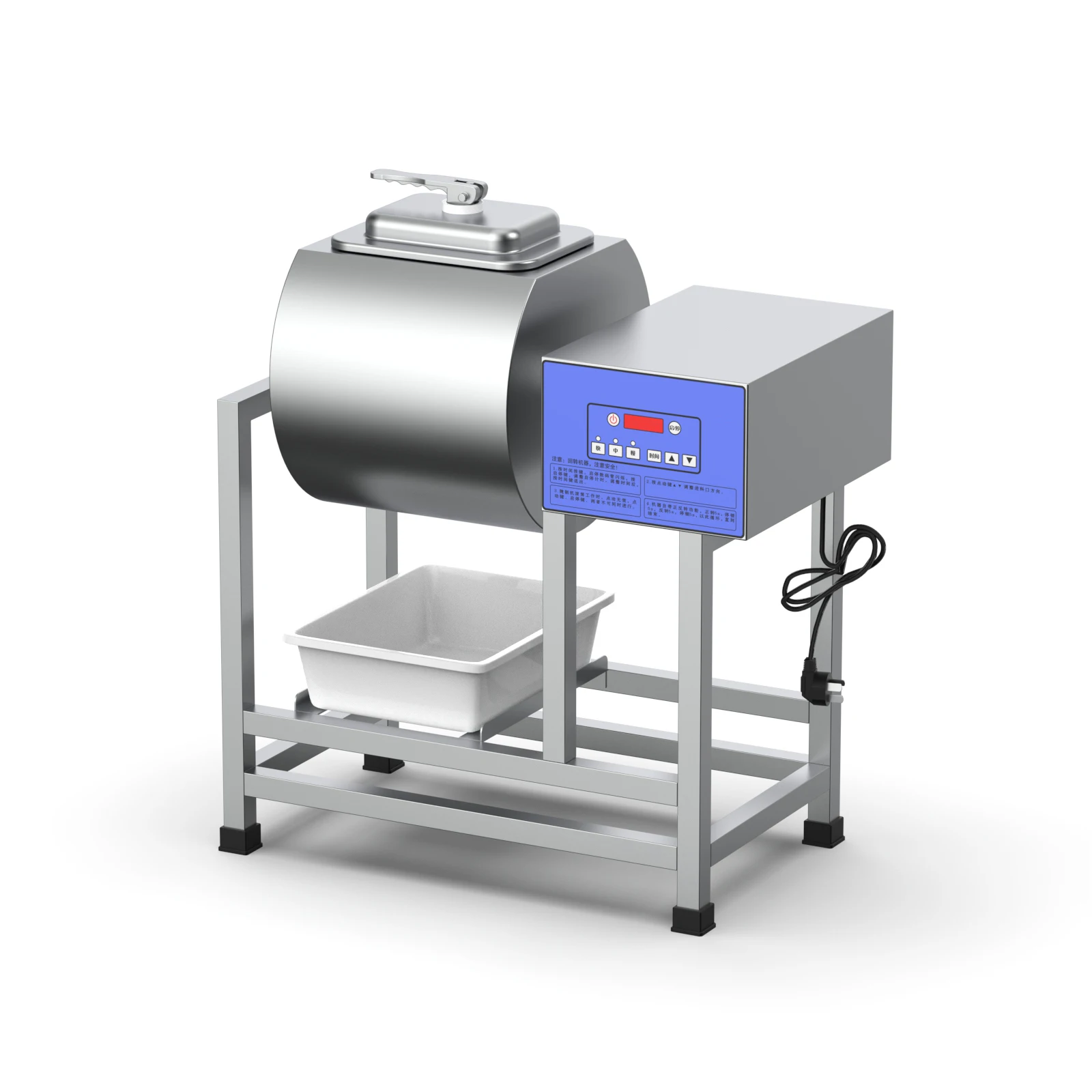 Commercial 50L Mechanical Control Meat Marinator Tumbler Stainless Steel Food Marinating Machine