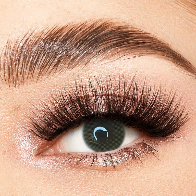 Liangguo Fresh Lady Polar Lights Blue Grey wholesale color cosmetic contact lenses lentes de color