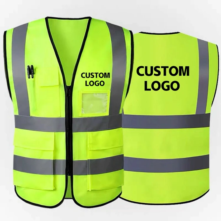 branded reflective vests