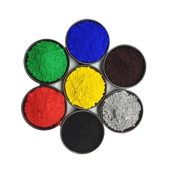 High Iron Content Iron Oxide Red/Yellow/Green/Blue/Black/ Purple/Brown Powder Hematite Powder Pigments For