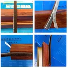 Top Brush Weather Stripping 4.8*8 Broad Wool Weather Strips/door Brush /wool Top