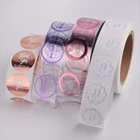 3d Hologram Sticker Gold High Quality Personalized 3d Hologram Label Sticker Custom Sticker Hot Stamp Gold Foil Sticker
