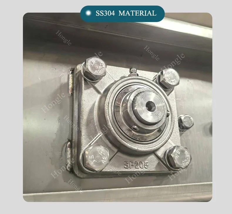 Food Industry Production Line Snacks Conveyor Belt for Fruit & Vegetable Washing Equipment supplier
