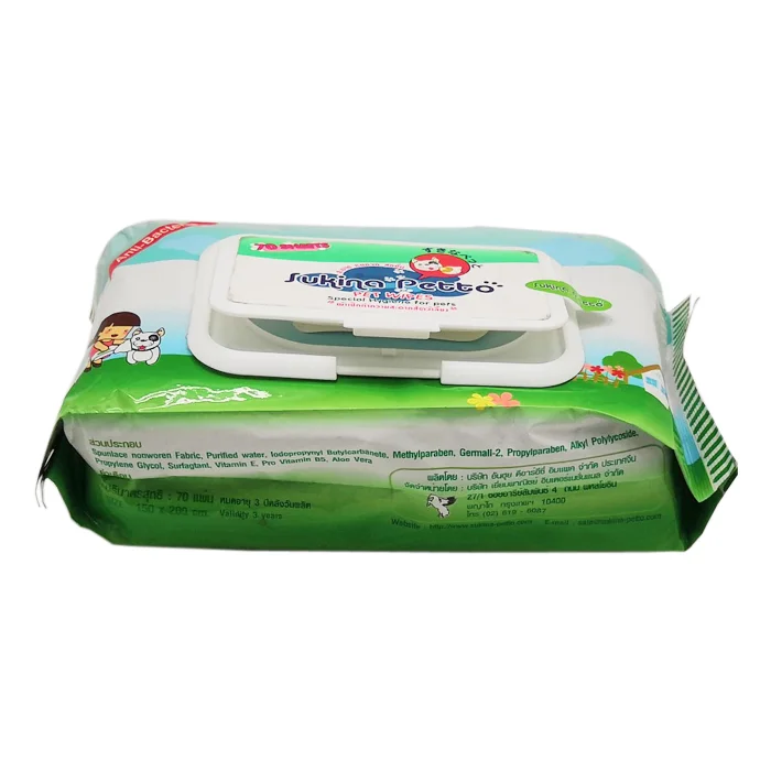 product organic pet clean grooming wet wipe dog cat water paper for paw ear eye tooth-4