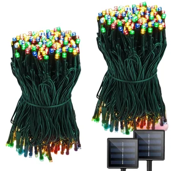 Ordinary Solar String Lights 8 Modes Multicolor Outdoor Solar Christmas Lights for Christmas Yard Decoration