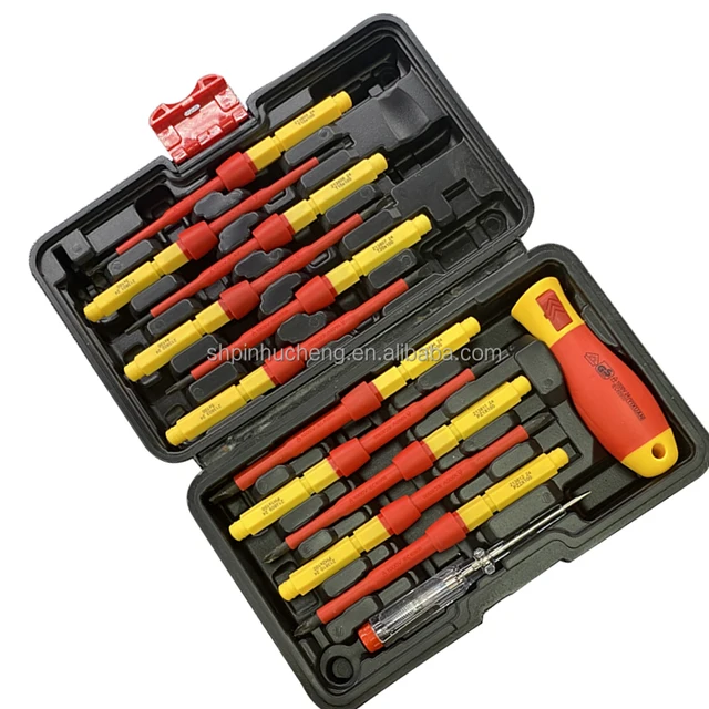 13pcs hardware tools VDE insulated precision screwdriver 1000V best selling multi-function suit