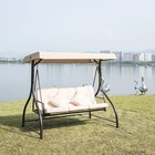 Steel Frame UV Resistant Sunlight Protection Patio Hang Garden Swing Chair Swing Outdoor Hanging Chair