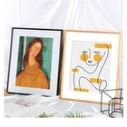Metal Frame Wholesale Custom Size Narrow Profile Aluminium Alloy Metal Photo Frame 21x30cm A4 Picture Frame