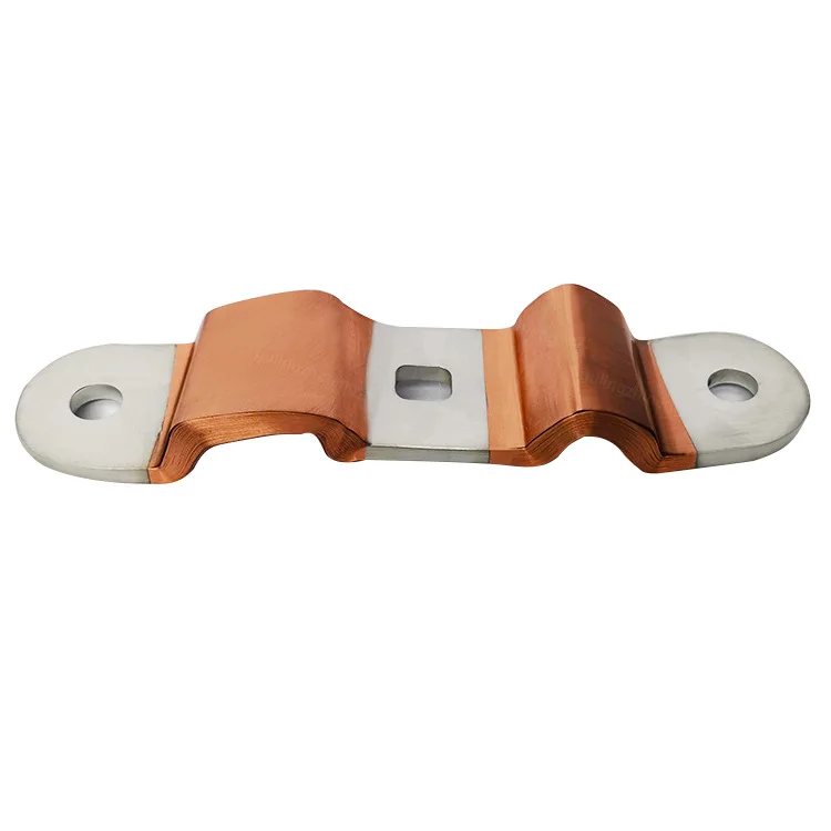 Braided Laminated Flexible Flat Connection Battery Copper Busbar Copper