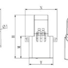 Ct Class 0.5 CT Aperture 10mm Split Core Current Transformer Connected With The Panel Meter Or Relay 0.66kV