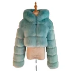 Jackets 2021 New Winter New Arrivals Fashion Ladies Warm Faux Fur Short Jackets Winter Coat Women