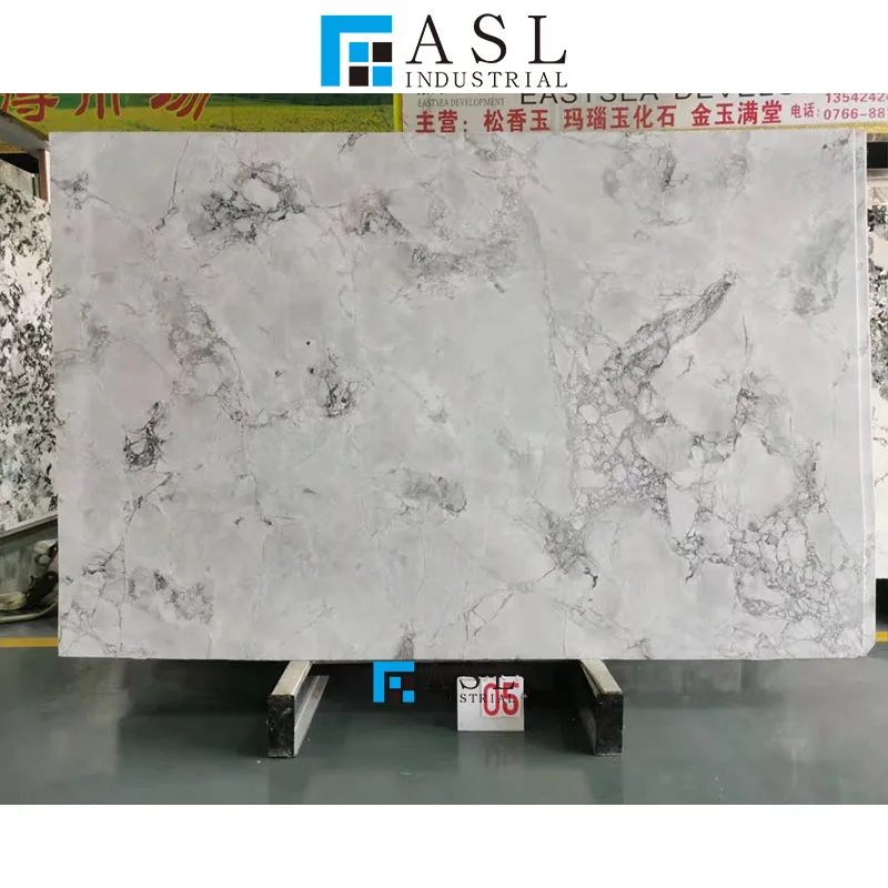 Factory direct breccia gray nebula marble