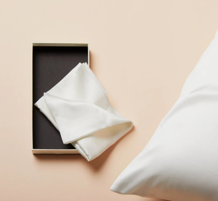 Wholesale Luxury 100 Mulberry Silk Pillowcase Set With Eye Mask 6a