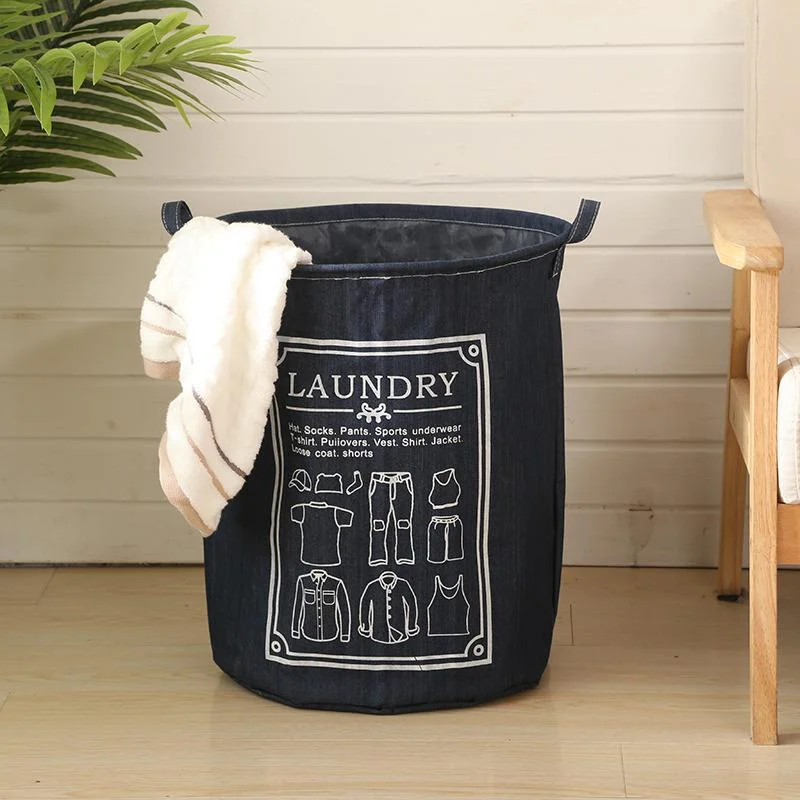 HUAYI 2024 New Selling High quality  Fabric Large Canvas storage basket laundry basket